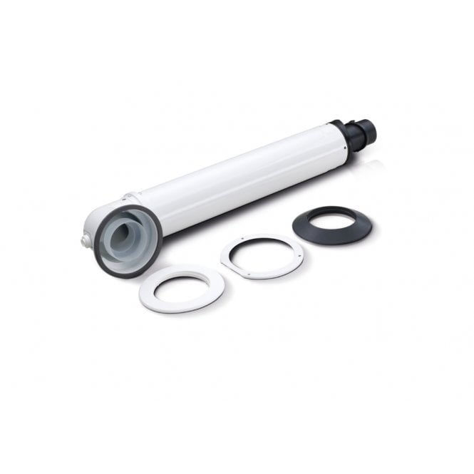 Worcester Bosch 100mm Long Horizontal Telescopic Flue Kit (570-790mm) - 7716191171