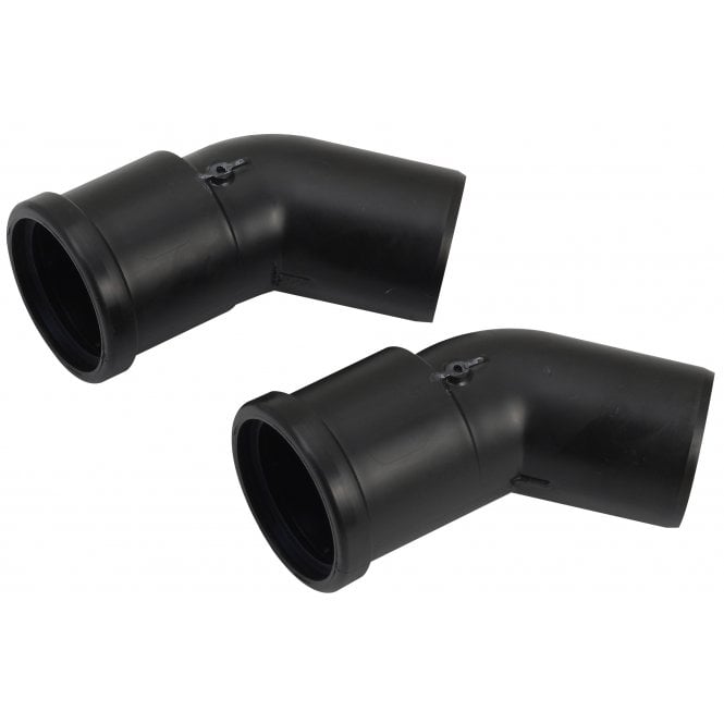 Worcester Bosch 60mm Plume 45° Bend (Pair) - 7716191089