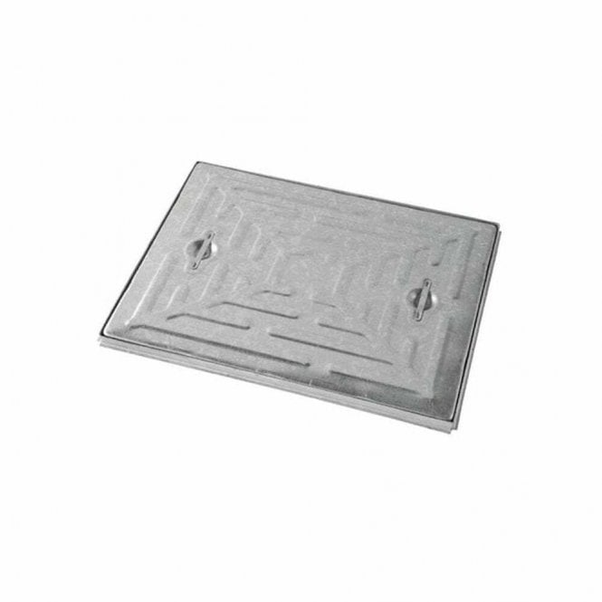 Wrekin 600mmx450mm 2.5-Tonne Manhole Cover & Frame Galvanised Steel Access Inspection