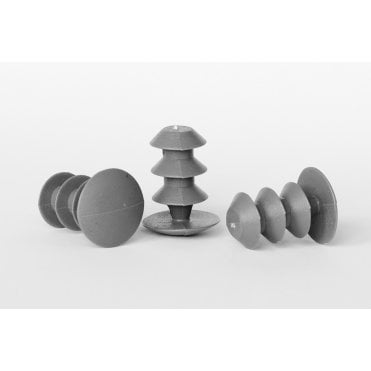 12mm Grey Injection Plugs - Blanking Plugs - (100)