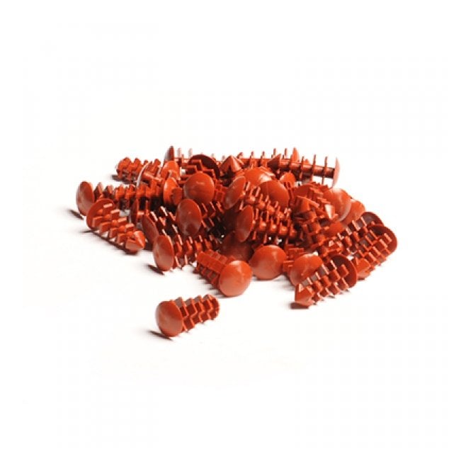 Wykamol 12mm Rustic Red Injection Plugs - Blanking Plugs - (100)