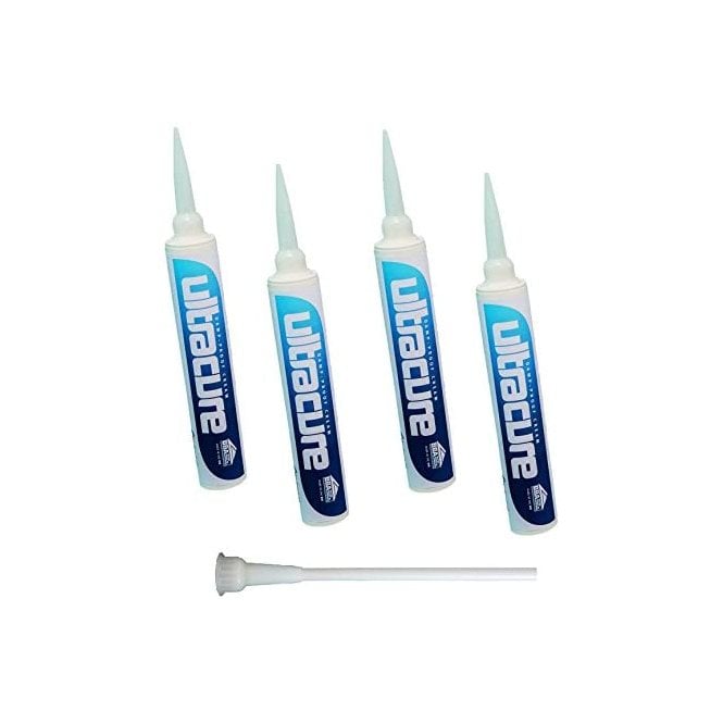 Wykamol 4 x 380ml Ultracure Rising Damp Injection Cream + 1 Long Nozzle