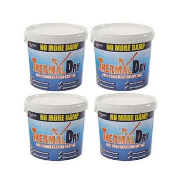 4x ThermalDry Anti Condensation Paint - 5L Tub