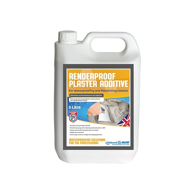 Wykamol 5L Renderproof Waterproofer & Salt Inhibitor