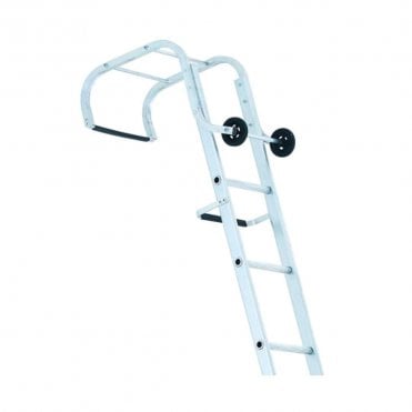 1-Part Industrial Roof Ladder 14 Rungs