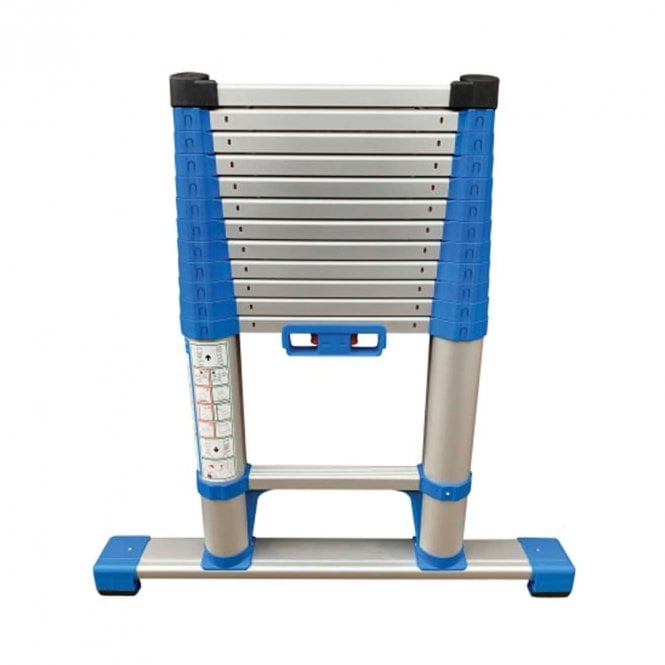 ZARGES 3.8M Telescopic Ladder With Stab Bar