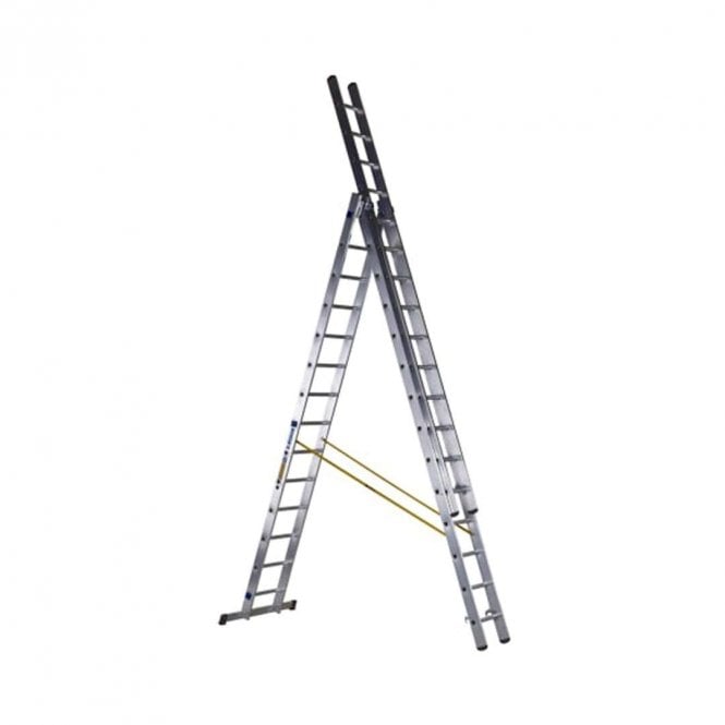 ZARGES 3 Part D Rung Combination Ladder 14 Rung