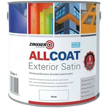 Allcoat Exterior Satin Water Based Paint